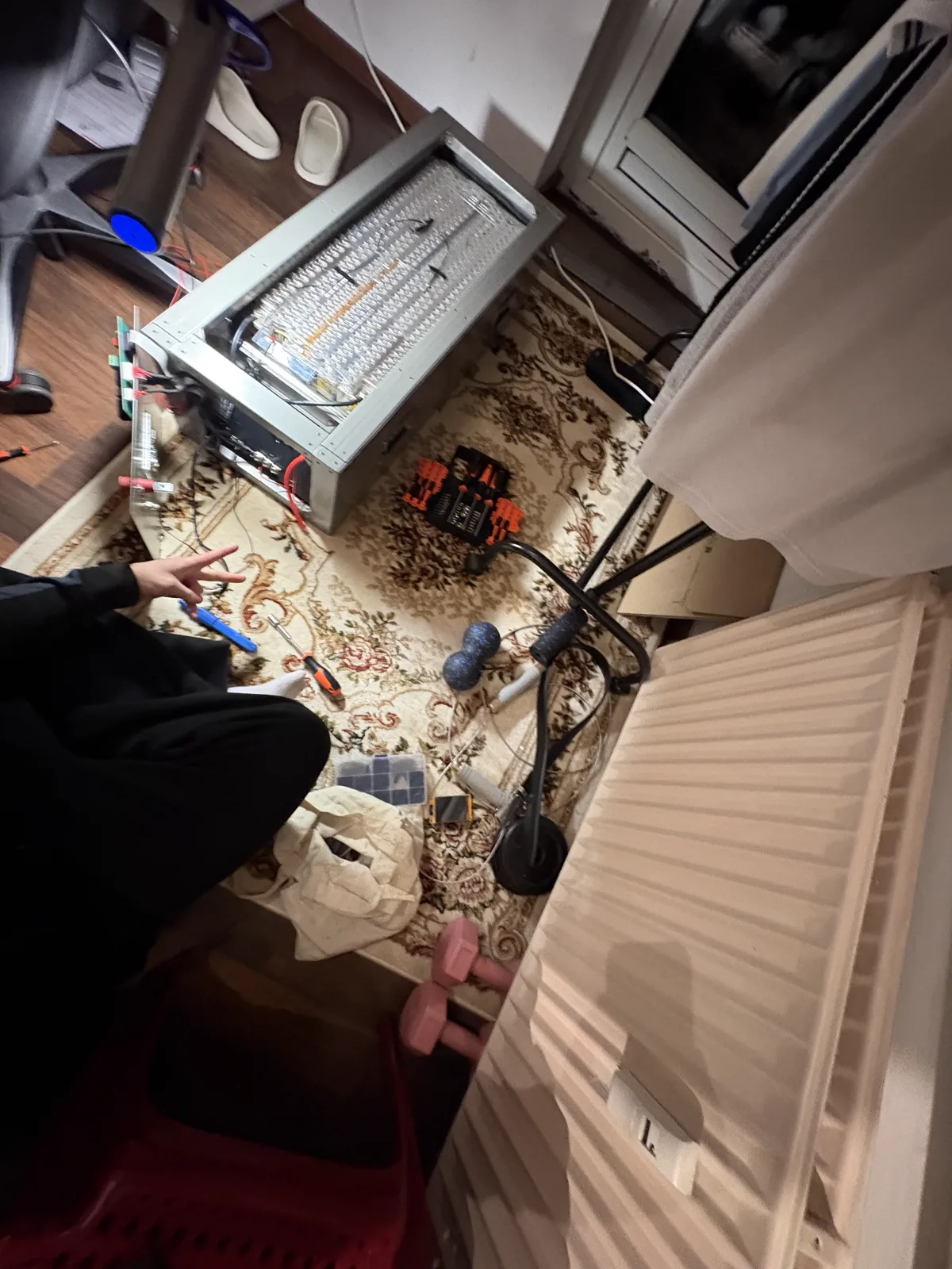 Einblick in den Aufbau am Arbeitsplatz